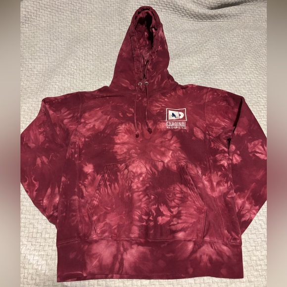 Vintage Champion Reverse Weave “Cardinal Records” Louisville, KY Hoodie M Fits L - Picture 1 of 6